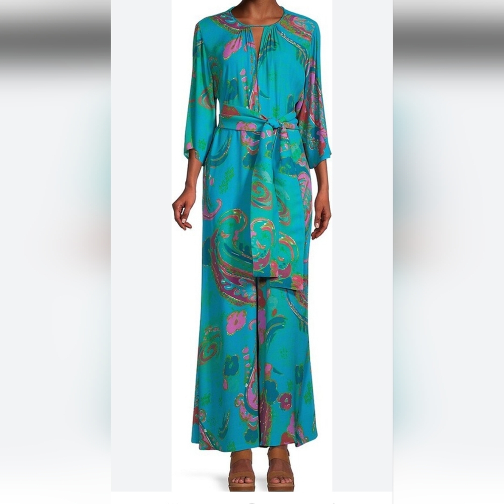 🦋 KEVAN HALL STUDIO PAISLEY JUMPSUIT